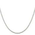 thumbnail image 1 of 925 Sterling Silver 3mm Beaded Box Chain 20 Inch, 1 of 5