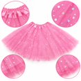 thumbnail image 6 of YTCAMLO Glitter Sequin Stars Tutu Skirt for Women Retro Layered Ballet Skirts 80's Elastic Tulle Skirt Lightweight Halloween Costume, 6 of 7