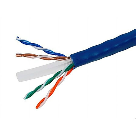UPC: 0889028017241 | Monoprice Cat6 Ethernet Bulk Cable – Network Internet Cord – Solid  500Mhz  UTP  CMR  Riser Rated  Pure Bare Copper Wire  23AWG  250ft  Blue