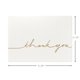 thumbnail image 4 of Tarjetas de Agradecimiento Hallmark Signature Doradas, Letra Dorada (10 Tarjetas con Sobres), 4 of 5