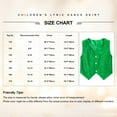 thumbnail image 5 of inhzoy Kids Boys Girls Shiny Sequin Vest Waistcoat Jacket Modern Dance Costume Purple 13-14, 5 of 5