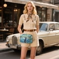 thumbnail image 6 of FORMRS Women Crossbody Purse with Chain Strap Vegan Leather Shoulder Handbag, Blue Mountain, 6 of 7