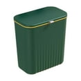 MICLOZYT Plastic Wastebasket,Open Top Garbage Cans,Small,for Bathrooms