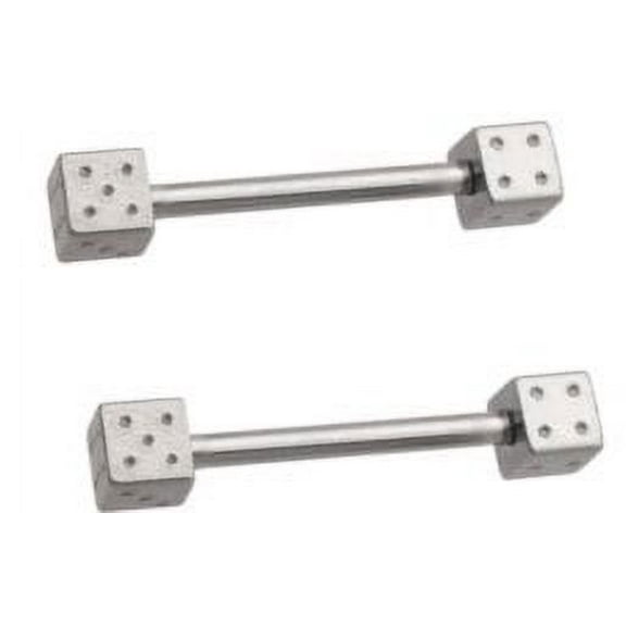 Body Accentz® Nipple Ring dice bar Body Jewelry Pair