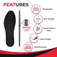 thumbnail image 4 of JobSite Odor Stop Insoles - Activated Charcoal Insoles - 2 pairs, 4 of 12