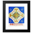 thumbnail image 2 of Augustus Pugin 12x14 Black Modern Framed Museum Art Print Titled - A Floriated Cross (1846), 2 of 5