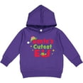 thumbnail image 2 of Inktastic Christmas Santa's Cutest Elf Toddler Hoodie, 2 of 4