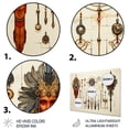 thumbnail image 3 of Designart "Symbols Sacred African Wall art I" African Metal Wall Art Prints, 3 of 5