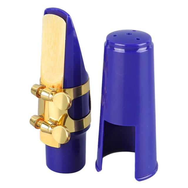 Durable Alto Saxophone Mouthpiece Kit With Cover, Ligature, And Reed - Portable And Crafted For Performance