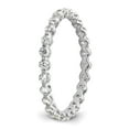 thumbnail image 4 of True Origin 14k White Gold 7/8 carat Lab Grown Diamond VS D E F Eternity Band, 4 of 6