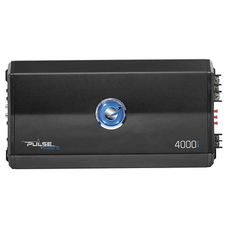 Planet Audio PL4000.1D Pulse 4000 Watt, 1 Ohm Stable Class D Monoblock Car Amplifier with Remote Subwoofer
