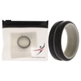thumbnail image 1 of Anillo de silicona ROQ 2 capas Gris-Negro 9 mm para hombre, 1 of 1