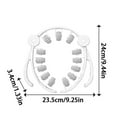 thumbnail image 3 of Ring Roller Massage Leg Clamp with 360 Rotation for Deep Muscle Relaxation Portable Fascia Massager Yoga Exercise Tool, 3 of 7