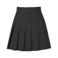 thumbnail image 6 of Hazel Tech-Mini Pleated Skirt High Waisted Skater Tennis Skirts Golf Skort High Waist Plain Skater Ruffle Mini Drawstring Skirts Mini Skater Skirt, 6 of 6