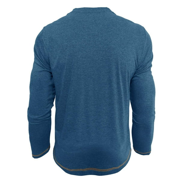 pstuiky Camisas suaves de manga larga para hombre, Blusas informales de manga larga con cuello redondo y cuadros para hombre, finas y transpirables tops de invierno para hombre l