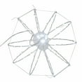 thumbnail image 5 of Kurt S. Adler 12 in. Cool White Superbright LED Clear Wire Foldable Metal Sphere, 5 of 9