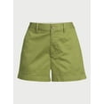 thumbnail image 6 of Free Assembly Women’s Mid-Rise Chino Shorts, 4” Inseam, Sizes 0-22, 6 of 6