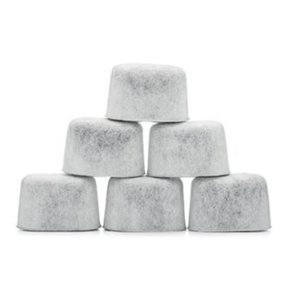 6 pcs Generic Replacement Activated Carbon Filter package of white Charcoal water Filter for Keurig coffee machines.
