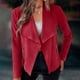 thumbnail image 5 of Chaquetas y abrigos casuales sin capucha de manga larga para mujer Chaqueta cárdigan de manga larga Chaqueta sin mangas con capucha Abrigo/chaqueta casual Abrigo de mujer, 5 of 9