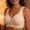 c01Khaki, variant on Hduncf Womens Front Closure Bra for Senior Women, Full Coverage Wirefree Bralette, Light Cup Plus Size Daily Comfort Lingerie Gray 44