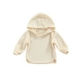 thumbnail image 1 of TheFound Children Pullover, Solid Color Long Sleeve Tops for Boys and Girls, 1 of 9