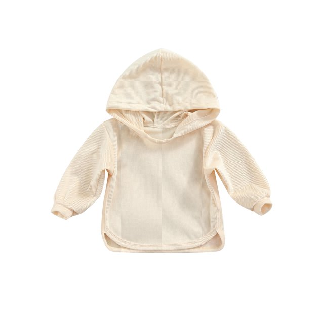 TheFound Children Pullover, Solid Color Long Sleeve Tops for Boys and Girls