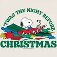 thumbnail image 2 of CafePress - Snoopy Night Before Christmas - Two Tone, 100% Cotton, Zipper Tote Bag, 2 of 6
