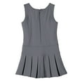 thumbnail image 3 of Bienzoe Girl's Stretchy Pleated Durable School Uniforms Jumper Grey 6X, 3 of 3