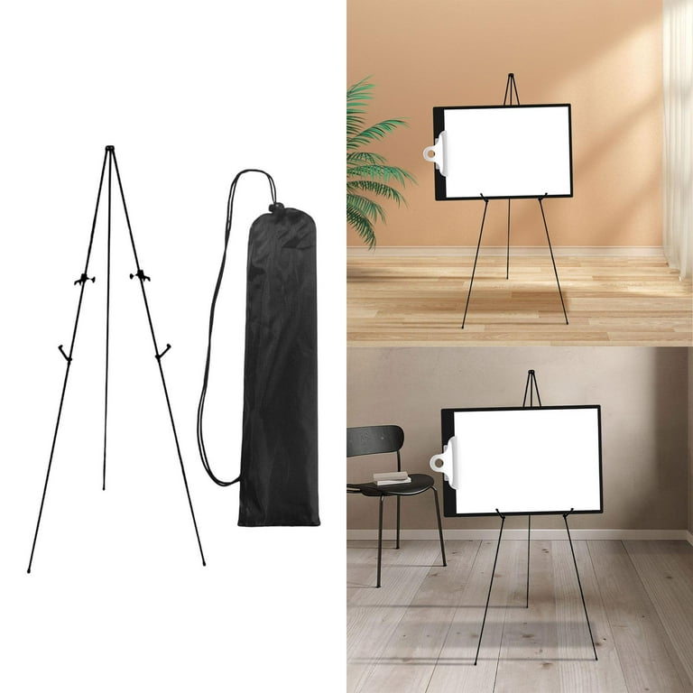 Tripod Display Easel Stand Floor Easel Holder Lightweight Tabletop Folding  Easel Art Drawing Easels for Posters Sign Wedding Canvas 
