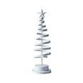 thumbnail image 3 of Xuniizn Small Christmas Tree with Lights for Desk, Iron Table Top Christmas Tree Pre-Lit with Ornaments, Mini LED Lights Christmas Tree Decorations for Home & Office, White, 3 of 7