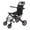 with pull rod, variant on Tereitr Manual Wheelchair for Elderly, Lightweight Foldable Transport Chair, Travel Wheelchair with Support 220lbs, Hand Brake Adult Wheelchair without Pull Bar