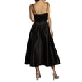 thumbnail image 3 of David’s Bridal, The Edit by DB Studio Women's Formal Corset Seam Full Skirt A-Line Dress, Mid-Length, Satin, 3 of 6