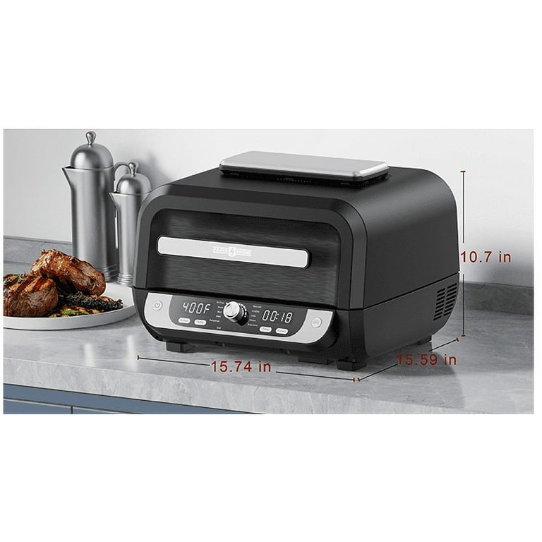 DELLA 9 In 1 Electric Heat Stir Fry and Grill Halogen Powered Rotisserie  Multicooker Air Fryer w/ LCD Display - Bed Bath & Beyond - 24219219