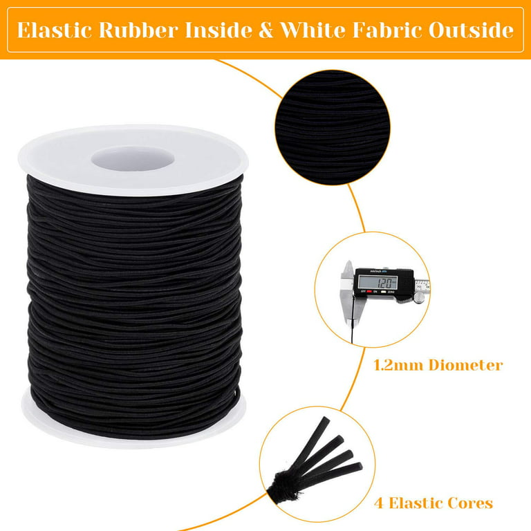 Elastic String for Bracelets, Selizo Elastic Cord Stretchy