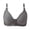Gray, variant on Women's Plus Size Side Support Bra - Front Hook Wireless Bra Breathable Cups for All-Day Comfort & Lift