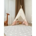 thumbnail image 3 of Unique Loom Whimsy Kids Collection Area Rug - Stars (2' 2" x 3' 1" Rectangle Cloud Gray/Ivory), 3 of 9