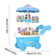 thumbnail image 5 of Fjnjuu Toy Car Ice Cream Toys Candy Cart Kids Play House Toys with Candy Ice Cream Play Early Educational Toy Realistic Toy Vehicle Set, 5 of 7