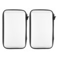 thumbnail image 1 of 2Pcs Handheld Game Console Carrying Case, Portable Storage Bag Travel Case for 3DSXL 3DSLL 3DS Handheld Game Consoles, Game Console Protective Hard Bag with 8 Game Card Slots, 1 of 8