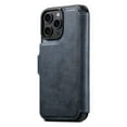 thumbnail image 6 of Allytechgroup Case for iPhone 16 Pro, 2-in-1 Wallet Cover with Card Slots/Cash Pocket/ Wireless Charging, Magnetic Closure Folio Stand Slim Faux Leather & Soft TPU Bumper Shockproof Shell, Blue, 6 of 12