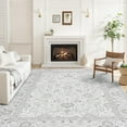 thumbnail image 3 of AIR-8x10 Area Rugs for Living Room, Vintage Rug Boho Washable Area Rug with Non-Slip Backing, Indoor Carpet for Bedroom Dining RoomLight Grey, 3 of 4