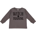 thumbnail image 3 of Inktastic Witch in Training Boys or Girls Long Sleeve Toddler T-Shirt, 3 of 5