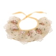 thumbnail image 3 of Shisuyan Dog Bibs Embroidery Beige Saliva Protection 1Set for Festival, 3 of 8