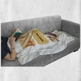 thumbnail image 6 of Movie Theater Soft Flannel Fleece Throw Blanket, Different Retro Tickets for Cinema and Other Events Vintage Illustration, Cozy Plush for Indoor and Outdoor Use, 70" x 90", Multicolor, by Ambesonne, 6 of 6