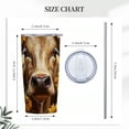 thumbnail image 3 of GOSMITH  Cow Tumbler 20oz Stainless Steel Insulated Tumblers Coffee Travel Mug Cup Cows Gifts for Women Girls Teen Gift for Birthday Christmas, 3 of 7