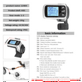 thumbnail image 5 of Electric Bike Controller Electric Scooter Controller 124DX 24V/36V/48V 500W Brushless Controller with LCD Display Panel, 5 of 8