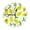 ZZNZ05190018, variant on Zhmjortal Lemons Pattern Silent Non Ticking Clock 10 Inch,Round Wall Clock,Decorative for Living Room, Kitchen, Home,Bathroom, Bedroom, Office or School