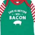 thumbnail image 4 of Inktastic Life's Better with Bacon Boys or Girls Long Sleeve Baby Bodysuit, 4 of 5
