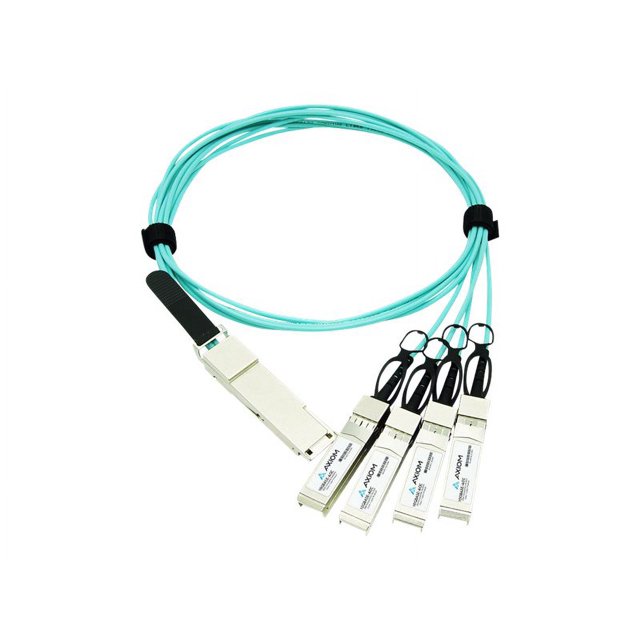 Axiom - 40GBase-AOC direct attach cable - QSFP+ (M) to SFP+ (M) - 15 m - fiber optic - active