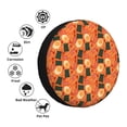 thumbnail image 4 of Naloa Ramen Noodle Soup PVC Leather Spare Tire Wheel Cover for Car Truck SUV Camper Trailer Universal Fit many size14 inch, 4 of 6