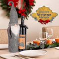 thumbnail image 2 of Tizzy Christmas Dwarf Wine Bottle Stopper, Handmade In Sweden.wine Bottle Decoration Santa Claus Bottle Bag With Drawstring Holiday Home Christmas Dec, 2 of 5